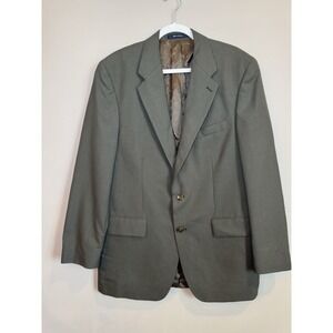 Polo University Club By‎ Ralph Lauren Green Wool Blazer 41 Tall Preppy